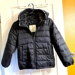 Kids Abercrombie & Fitch Cozy Comfy Puffer Hooded Jacket New Without Tag!